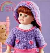 18-inch Doll Sweater Set by Kathleen Stuart