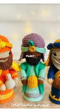 Lolo hecho a mano - Francisca Albarracín - Wise Men - Reyes Magos - Spanish