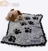 Premier Yarns Design Team - Puppy Prints Throw - Free