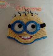 Cathyren - Despicable Me Minions Hat with Removable Goggles