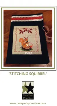 Twin Peak Primitives - Stitching Squirrel by Nurdan Kanber