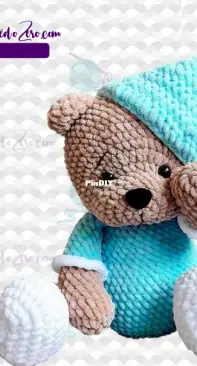 Croche do Zero - Sleepy Bear - Urso Soneca - Portuguese