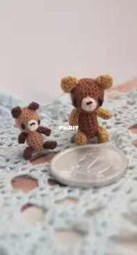 The little Teddy Bear amigurumi
