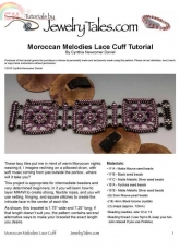 Jewelry Tales-Maroccan Melodies Lace Cuff Tutorial