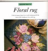 discovering needle craft needlepoint project 50 floral rug