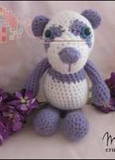 Melissas Crochet Patterns- Melissa Trenado - Precious the Purple Panda- Free