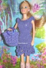 Maguinda Bolsón - Charo dress and bag set for dolls