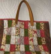Patchwork bag to keep my knitting tools - Bolso de patchwork para guardar labor