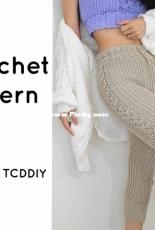 TCDDIY - Cable stitch leggings