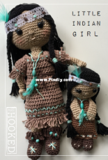 Miss / Mrs Hooked - Carla Bron - Little Indian Girl - Dutch