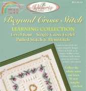 The Victoria Sampler Learning Collection Level 4 Single Cross Eyelet Pulled Stitch and Hemstitch BCS 4-10 - Heather