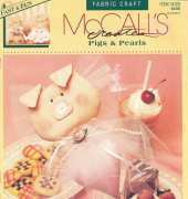 McCall's Creates Fabric Craft 14129 Pigs and Pearls