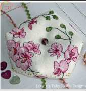Faby Reilly - Plum Orchid Biscornu