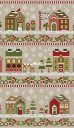 Country Cottage Needlework CCN Santa's Village XSD