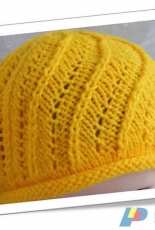 Impeccable Knits-Lemon Swirl Hat by Luise O'Neill