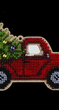 Wonderland Crafts - FLK-382 - Christmas Truck Ornament
