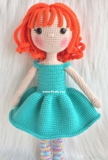 Nur Design - Pembiss Orgu - Lily Girl Pattern- Spanish- Translated