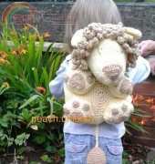 Peach Unicorn Designs - Vivienne Harding - Leo the Lion Backpack