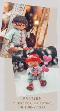 Sveta Lutik Toys - Svetlana Lutik - Outfit for Valentine, the Funny Biker