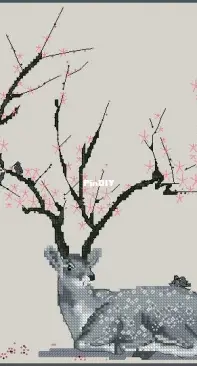 Glert Stitch - Spring Deer by Valentina Svetlova XSD