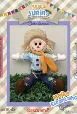 Artê-lie Artesanatos Bruno Nascimento - Festa Junina - Espantalho / Junin Party - Scarecrow Felt Pattern - Portuguese - Free