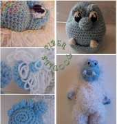 Fiber Doodles - K4TT - Yasuo the Yeti