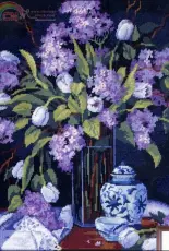 Dimensions 20067 Tulips and Lilacs (Needlepoint)
