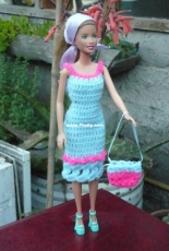 Maguinda Bolsón - Olivia dress and bag set for dolls