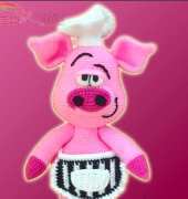Delicious Crochet - Paola Navarro- Pierre the chef pig