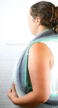 Winding Road Crochet - Lindsey Dale - Herringbone Infinity Shawl - Free