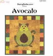 Story Quilts-Garden Patch Cats- Block 1-Avocato by Helene Knott