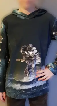 Astronauts hooded shirt