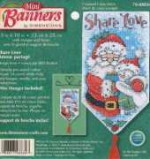 Dimensions 70-08834 Share Love Mini Banner