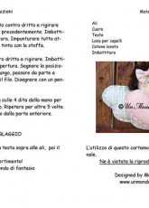 Un Mondo di Fantasia- Angelo Cuore/Sewing Angel Heart/Italian