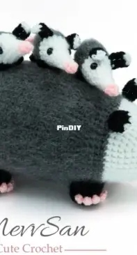 MevvSan - Mevlinn Gusick - Amigurumi Opossum
