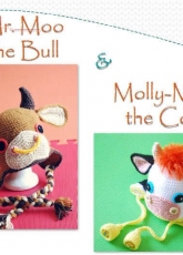 Ira Rott Designs - Ira Rott- Mr Moo the Bull and Molly Moo the Cow