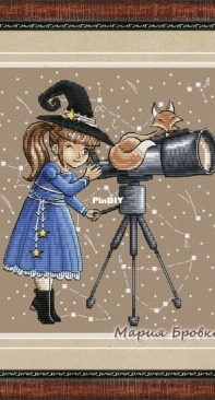 Witch with a Telescope by Maria Brovko