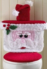 Maggies Crochet - Maggie Weldon - PA953 - Santa Toilet Cover