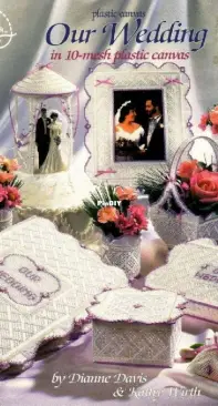 American School of Needlework 3141 Plastic Canvas Our Wedding by Dianne Davis and Kathy Wirth