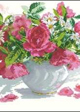 Alisa 2-25 Blooming Garden - Roses and Daisies PCS
