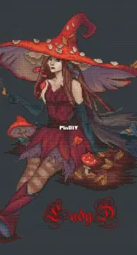 Art Stitch - LadyD - The Witch of August by Daria Smirnova