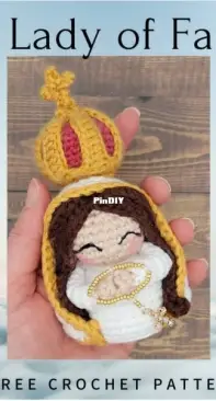 Lindsey Crochets - Lindsey Peppers - Our Lady of Fatima - Free