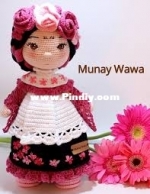 Munay Wawa - Frida doll - Spanish