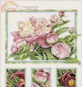Lanarte 34841 Pink Peonies by Marjolein Bastin