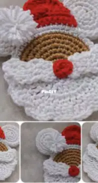 Colorful Easy Crochet - Olga Tarasova / Olyat - Mickey and Minnie Ornament Santa Claus