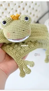 Elisa's Crochet _ Frog Security Blanket - free