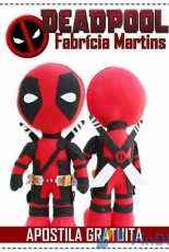 Arte Fofa Artesanato - Fabrícia Martins - Deadpool - Felt Soft Doll - Portuguese - Free