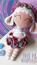 Poppy Crochet Design - Zsuzsanna Blaho - Sophie the Sheep - Free