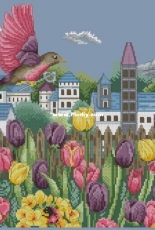 Alpine Tulips by Natalia Rybalchenko