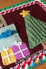 Kims Colourway - Kim Harvey Nash - Christmas Themed Placemat - Battle of the Stitches